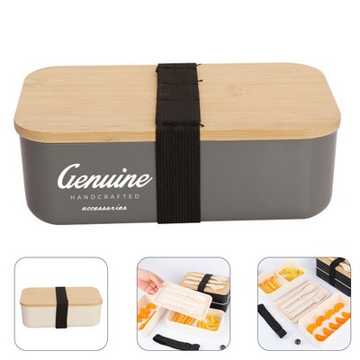 Natural Bamboo Multi-functional Lunch Box