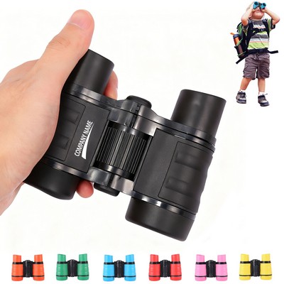4X30 Children's Toy Binoculars with Rope