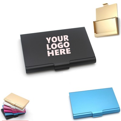High-capacity Aluminum Alloy Business Card Case