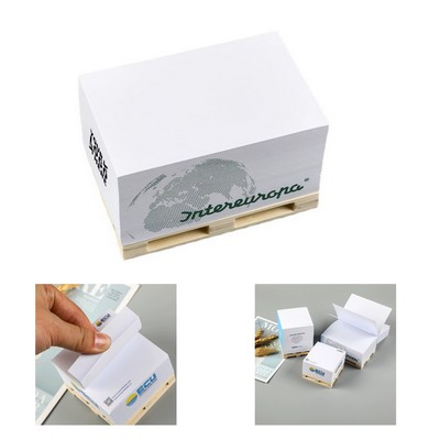 3D Sticky Notes with Wooden Pallet