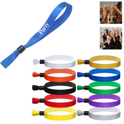 Event Wristbands With Locking Bead