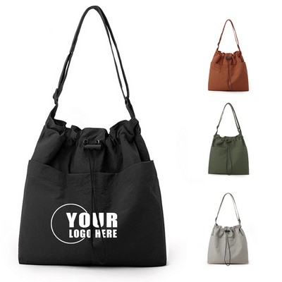 Drawstring Casual Crossbody Bag