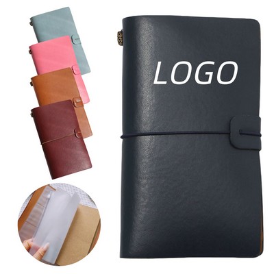 A6 PU Leather Loose-Leaf Notebook