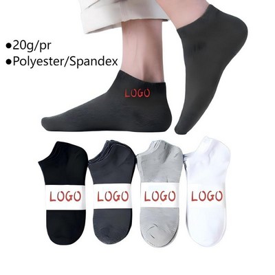 Classic Men Low Cut Polyester Socks