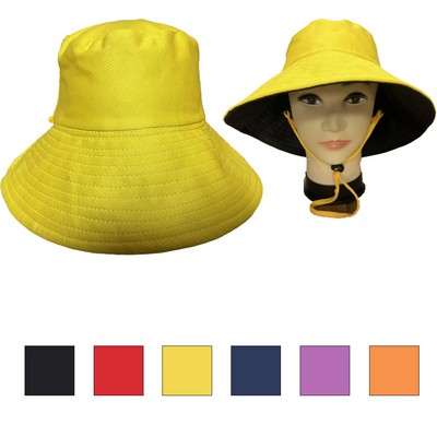 Bucket Hat with Adjustable Chin Strap