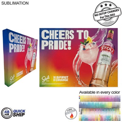 48 Hr Quick Ship - 10' Straight Wall Display Kit with Wrap End Caps