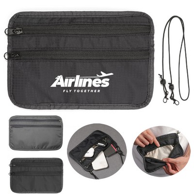 RFID Blocking Passport Holder Wallet for Travel