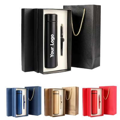 Insulated Flask and Pen Gift Set