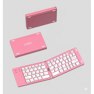 Ultra-Thin Foldable Bluetooth Keyboard Portable Mini Wireless Keyboard for Tablet, Smartphone