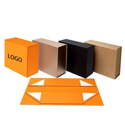 Double Gray Board One Piece Magnet Flip Foldable Gift Box