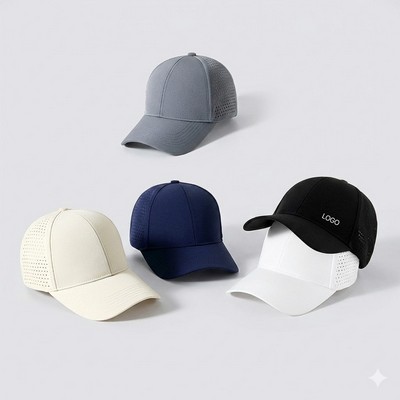 Quick-Dry Sun Protection Baseball Cap Ultra-Lightweight Breathable Summer Hat UPF 50+ UV Protection