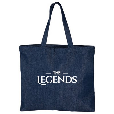 Jumbo Denim Tote Bag