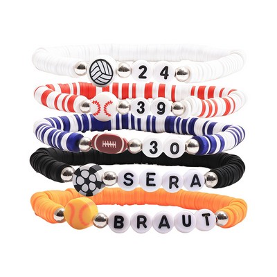Friendship Sports Clay Bracelets