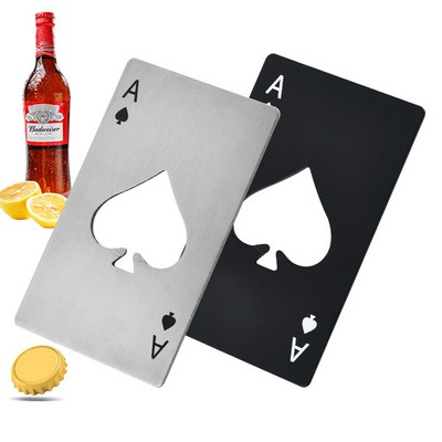 Poker Card Bottle Opener