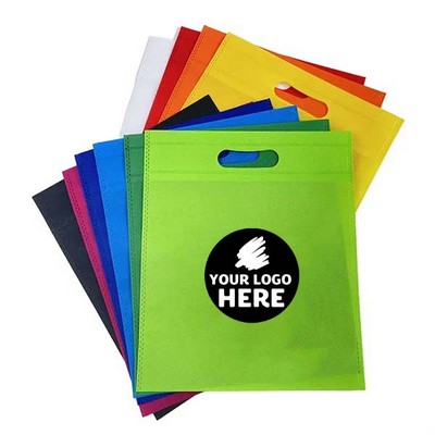 Colored Fold-Over Die Cut Handle Party Totes