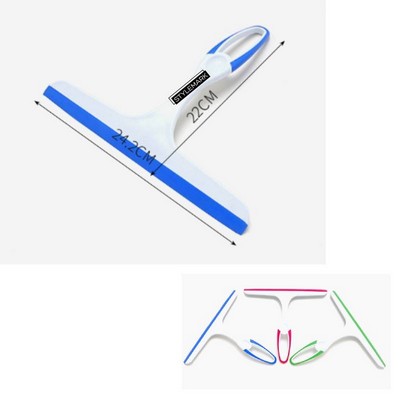 Shower Squeegee for Glass Doors with Hook