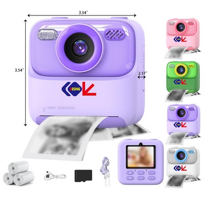 Instant Print Photo Kids Digital Camera Toys