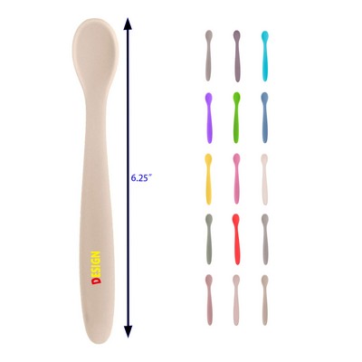 Soft-Tip Silicone Baby Spoon