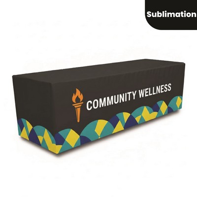 8' Flame Resistant Fitted Table Cover