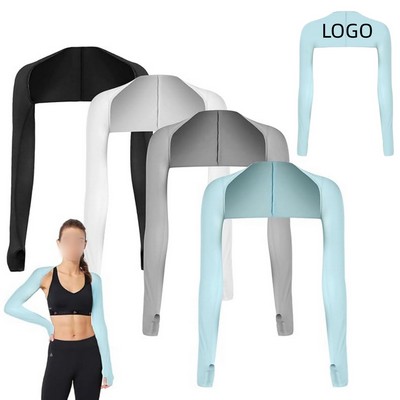 UV Protection Golf Shawl with Sleeves