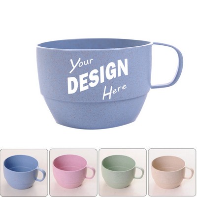 12OZ Eco-Friendly Wheat Straw Coffee Mug