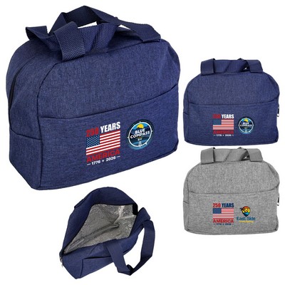 Handy Heathered Lunch Cooler