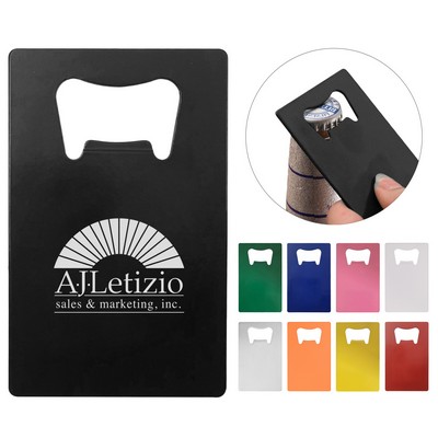 Stainless Steel Credit Card Bottle Opener
