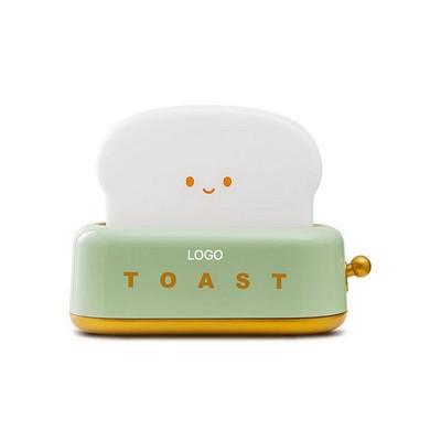 Vintage Toaster Series Night Light High-Aesthetic USB Rechargeable Dimming Lamp "Toast-Pop"