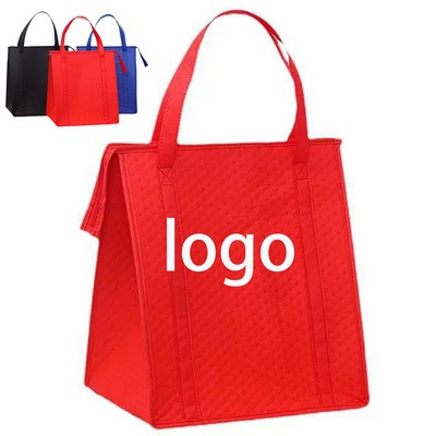 Thermal Insulated Grocery Tote Reusable Cold Storage Shopping Bag Large Capacity Carrier