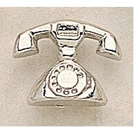 Telephone Marken Design Cast Lapel Pin (Up to 3/4")