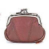 Coin Purse with Metal Frame & Bottom Zipper