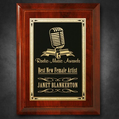 Americana Raised Panel Plaque 9" x 11"