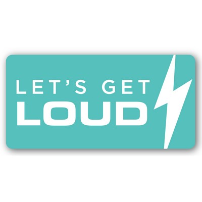 FasTurn® 1 Color Rectangle Label (½" x 1")