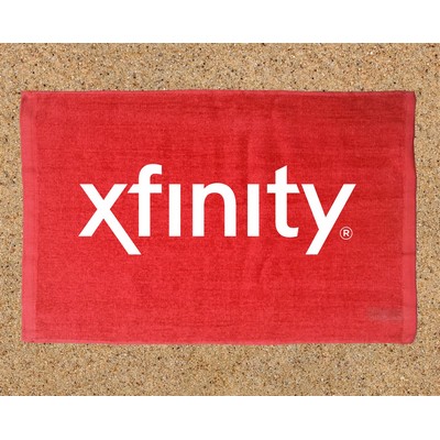 Salsa Red Velour Rally Towel (11"x17")