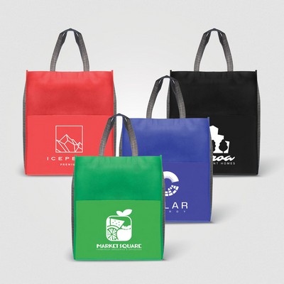Rome - Non-Woven Tote Bag with 210D Pocket - Silkscreen