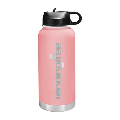 32 Oz. Coral Tahoe Drinkware Beverage Bottle