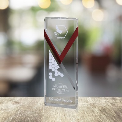 Celebrate Red Award 8-1/4"