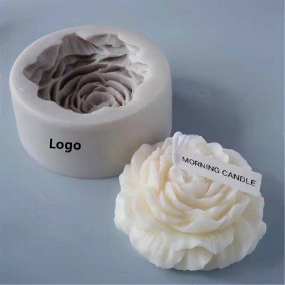 3D Peony Flower Fondant Silicone Molds for Chocolate Cake Soap Candy Pastry Candle Dessert Cake Deco