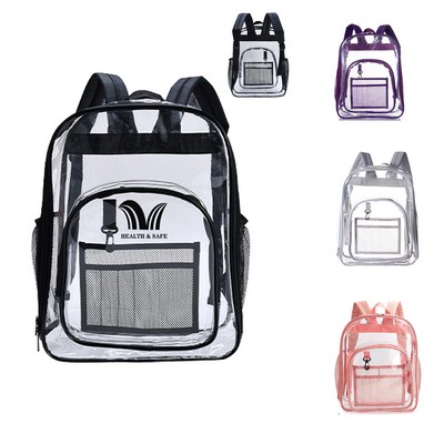 Heavy Duty Clear Plastic Backpack