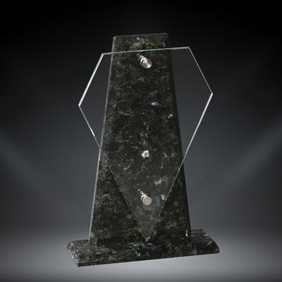 Alliance Glass Award, 9"H