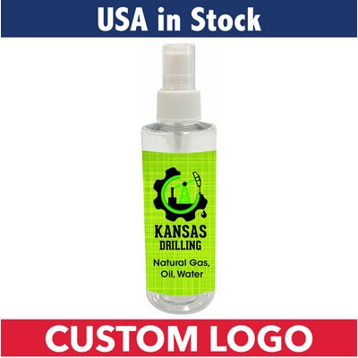 Hand Sanitizer-Stain Remover-3.38 Oz Spray Bottle With Personalized Label