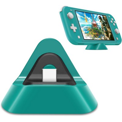 Portable Charging Dock for Nintendo Switch Lite and Switch,Stable Support Stand Charging Station