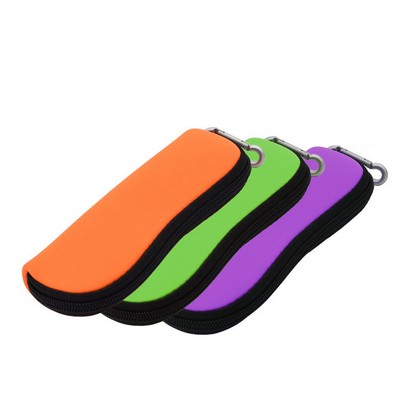 Neoprene Sunglasses case zipper Sunglasses case Fashion waterproof.