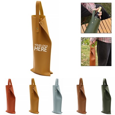 Single pack Leather Portable Wine Packaging Bag
