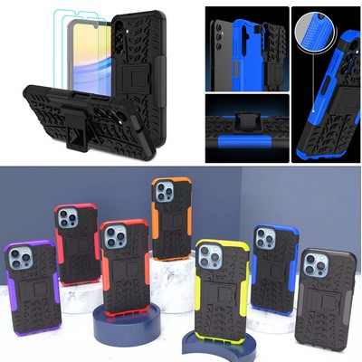 iBank® Shockproof Case compatible with Galaxy A14/A15/A16/S25/S24/S23 + Screen Protector