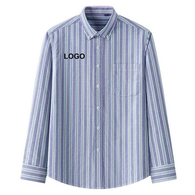 Cotton Long Sleeved Shirt For Men