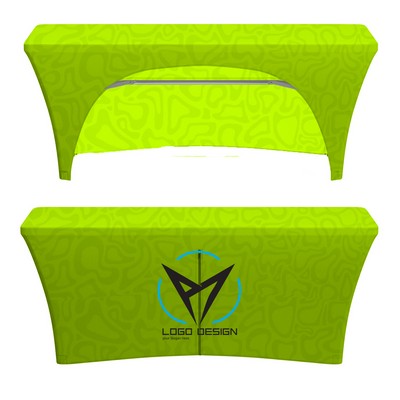 6' Standard Stretch Table Cover (Full Color Dye Sublimation)
