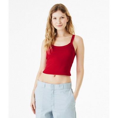 Bella+Canvas Micro Rib Spaghetti Strap Tank