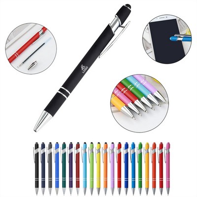 Soft Touch Aluminum Ballpoint Pen