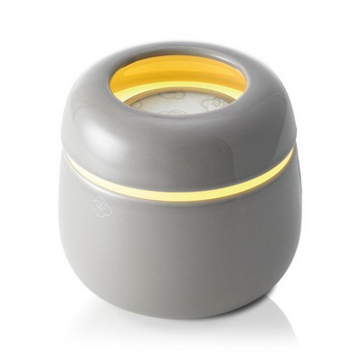 Serene House® Oval Gray No-Spill Wax Melt Warmer with Light
